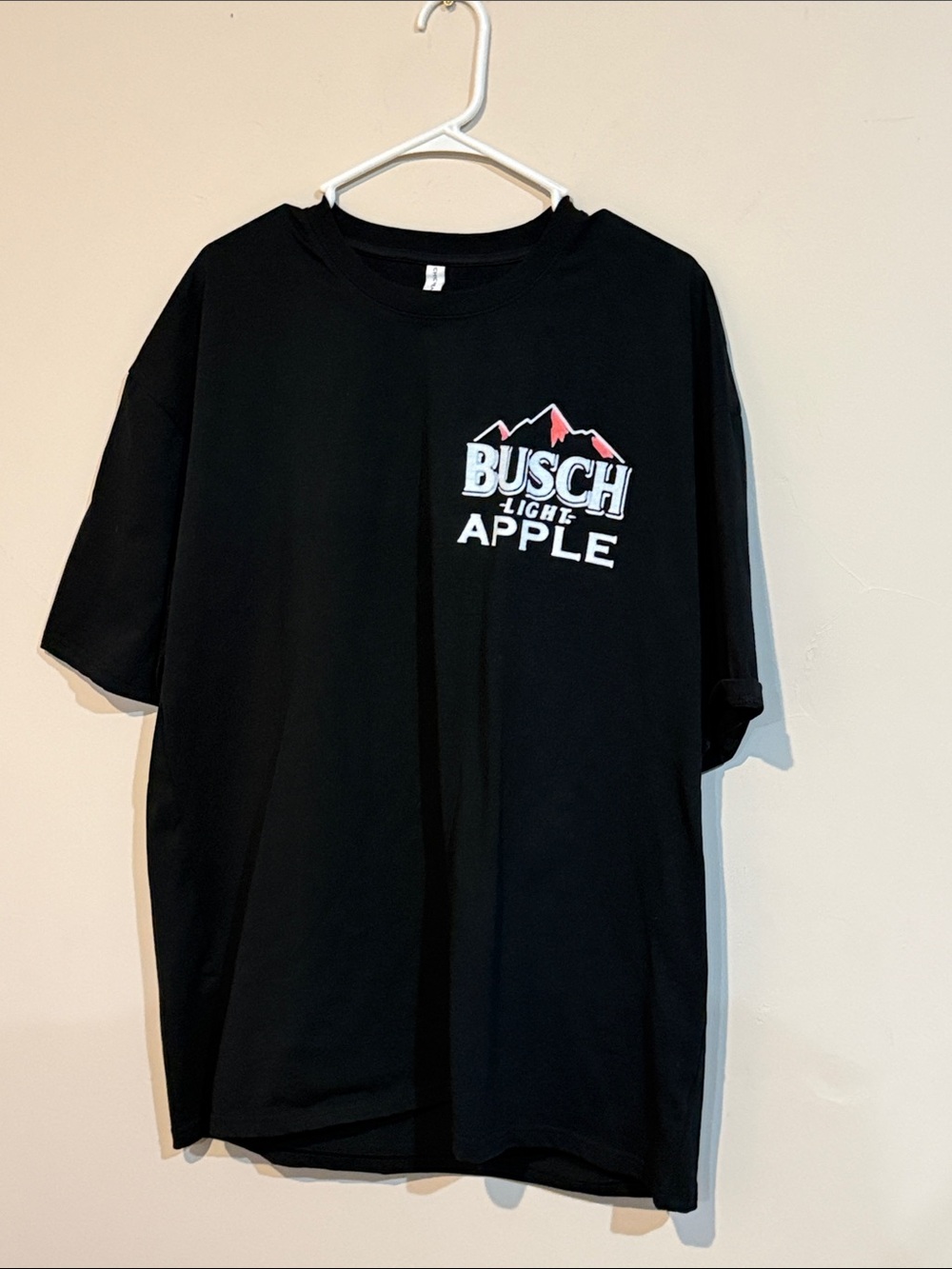 Black Busch Light Apple Graphic Tee - Men